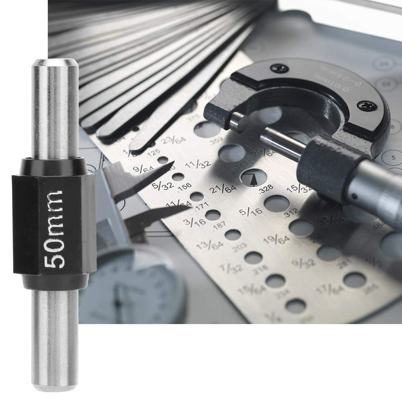 External Micrometer Standard Calibration Block; Universal Stainless Steel Calibration Rod (25/50/75/100 mm) for Checking the External Micrometer Accuracy and Calibration of Measuring Tools
