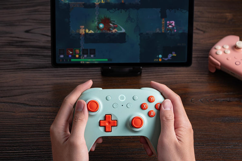8Bitdo Ultimate 2C Wireless Controller for Windows PC and Android, with 1000 Hz Polling Rate, Hall Effect Joysticks and Triggers, and Remappable L4/R4 Bumpers (Mint) Mint