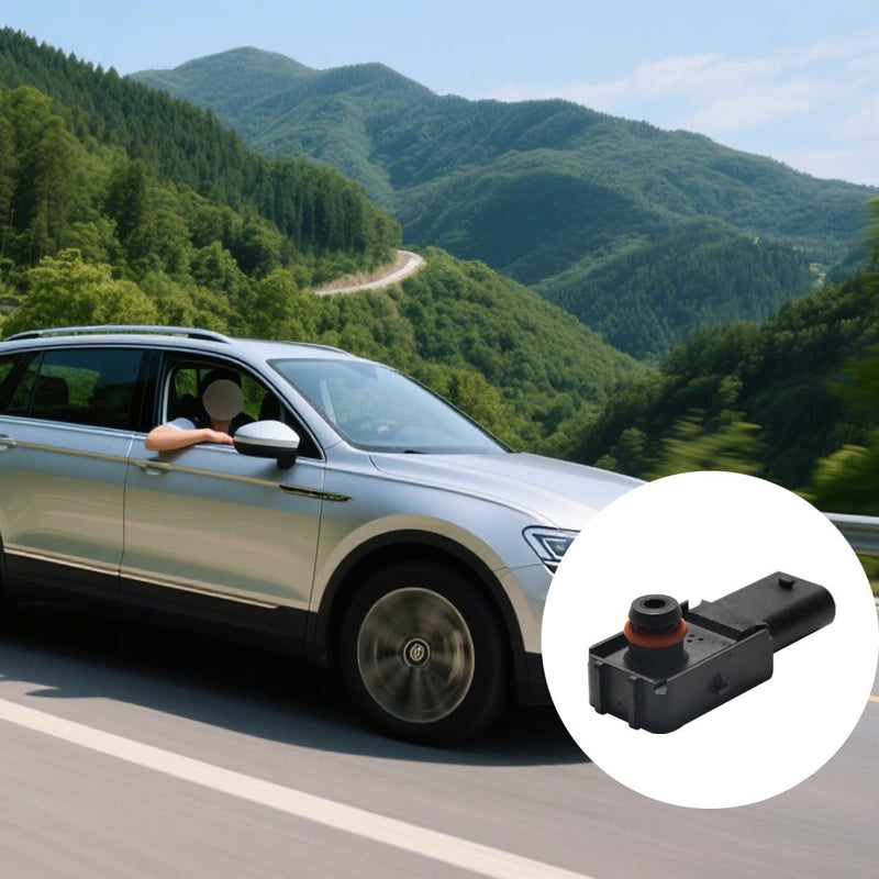 Vehicle Brake Vacuum Tube Pressure Sensor 5Q0906207 Accurate Pressure Monitoring Component 6.5 x 2 x 2 cm 10 g Net Weight