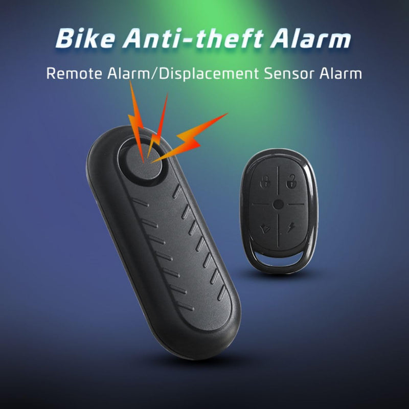 110dB Loud Anti Theft Vibration Sensor Alarm Systems for Electric Bike Motorcycle Golf Car Trailer Mailbox Garage Door Waterproof Home Security Bike Accessories Bike Alarm with Remote