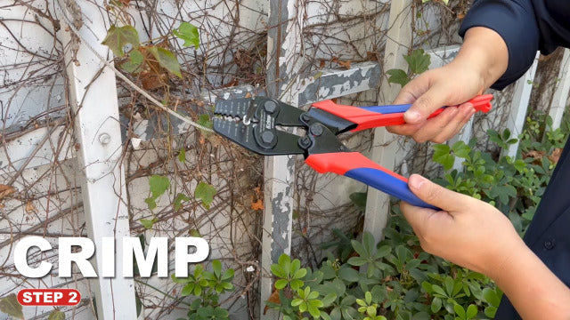 iCrimp CWR1328 Wire Rope Crimper Cutter for 1/32"-1/8" Aluminum Ferrules CWR1328 Single