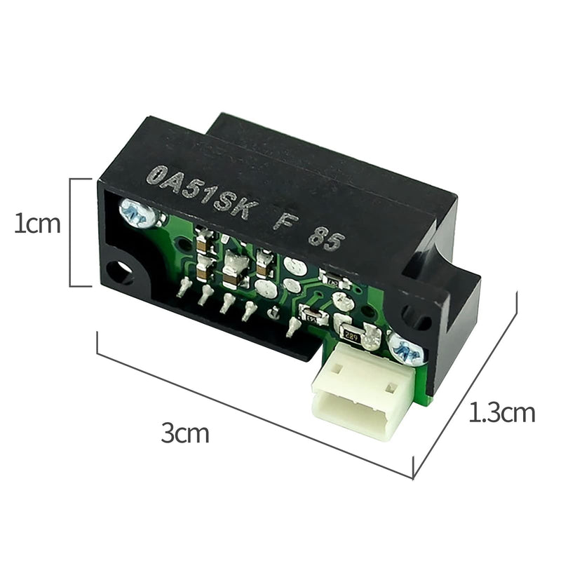 VIFERR GP2Y0A51SK0F Infrared Distance Sensor 30mA Infrared Distance Sensor Board Distance Sensor Module with Analog Line Output