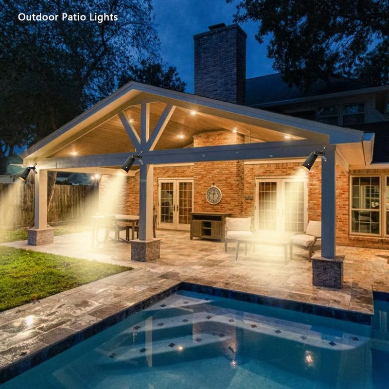 Landscape Lighting Moonlight,Outdoor Landscape Downlights,Cast Aluminum Low Voltage 12-24 AC/DC Replaceable MR16 LED Bulb Tree Mount Down Light Wall Surface Lights Bronze Finish