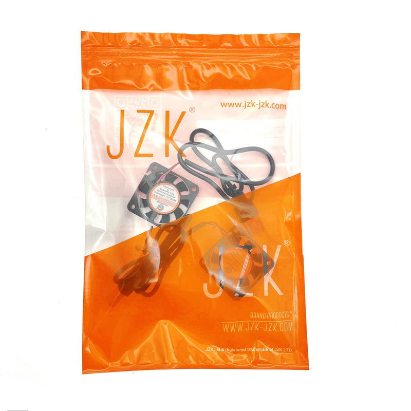 JZK 2pcs 40x40x10mm DC 5V USB Mini Cooling Fan with Wires, 4010 Small Quiet Cooling Fan 40mm, Sleeve Bearing USB Port Fan, 4cm Brushless DC Fan 5V