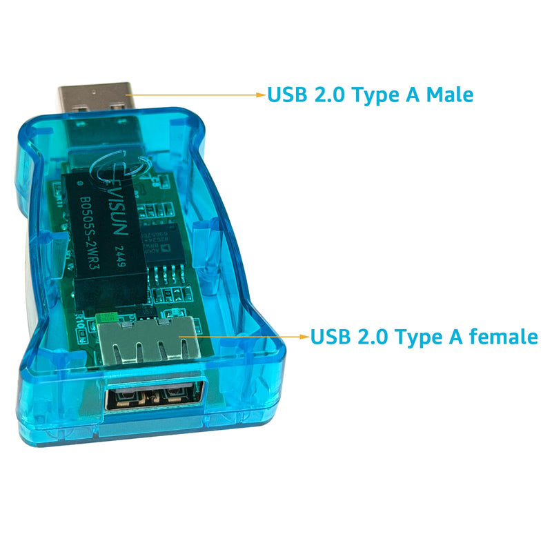 DSD TECH SH-G01A USB Izolator with ADUM3160 Chip 12 m Blue
