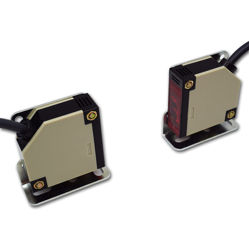 One-way light barrier 12-24 volts DC 5 meter range (operating voltage 12-24 volts DC) Operating voltage 12 - 24 volts DC