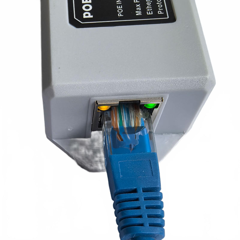 2-Port Outdoor Gigabit PoE Passthrough Switch PoE Extender 1 in 2 Out Cascade Repeater