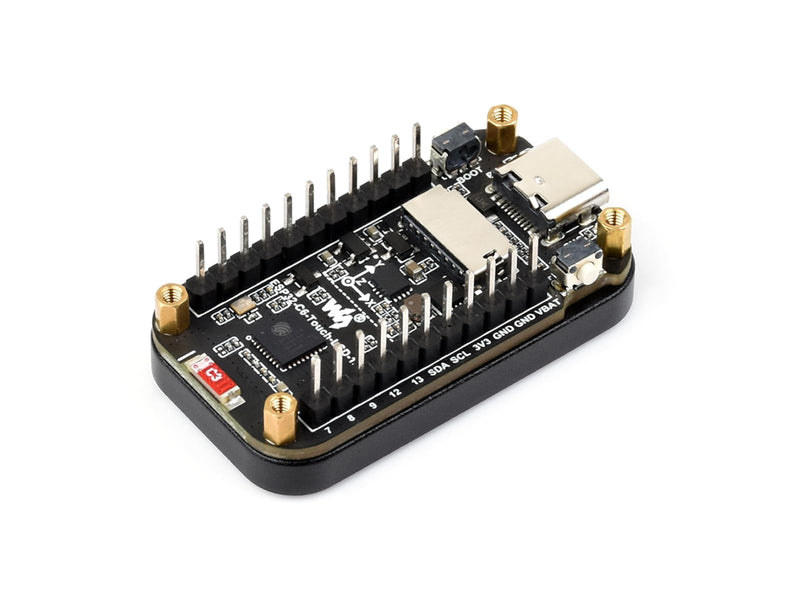 ESP32-C6 1.47inch IPS Touch Display Development Board, 172x320 Resolution, 262K Display Color, Supports W-i-F-i 6/BLE 5, 160MHz RISC-V Processor,Smoothly Run GUI Programs, with Pre-soldered Header