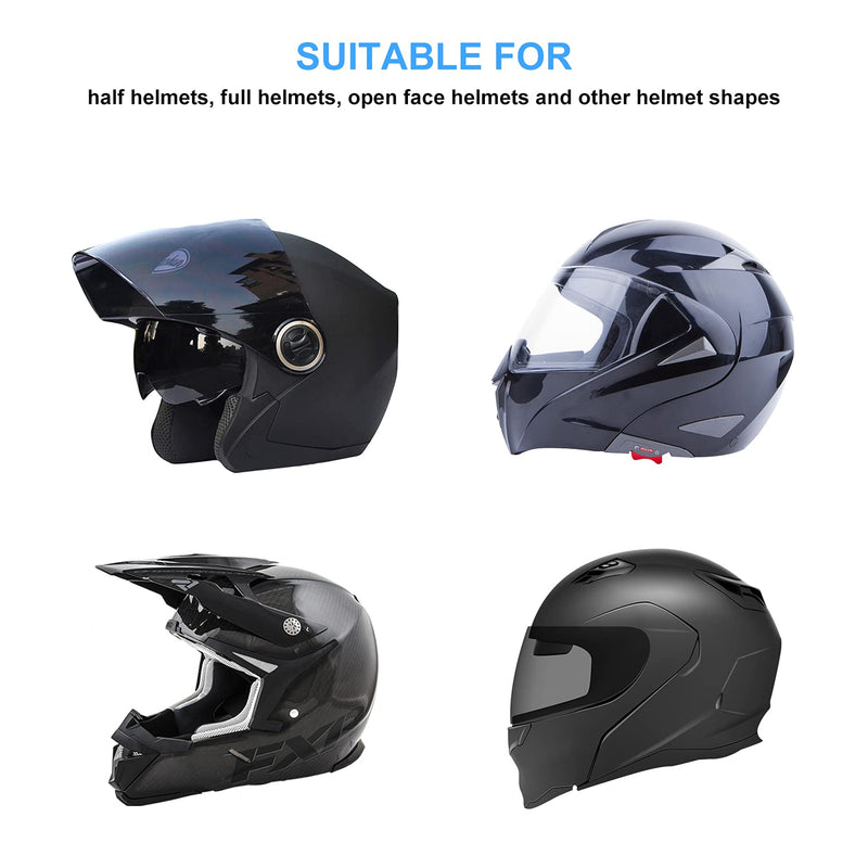 Motorcycle Helmet Bluetooth Headset with HiFi Stereo Sound,Large Battery,Bluetooth Helmet Speakers with Calls Answer Automatically,Voice Assistant,IPX7 Waterproof,Easy to Install