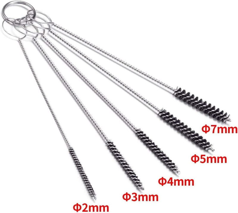 Set of 4 Carburetor Carbon Dirt Jet Remove Cleaner 26 Cleaning Wires Set + 20 Cleaning Needles + 10 Nylon Brushes Tool Kit for Motorcycle ATV Moped Welder Carb Chainsaw Spray Guns Torch Tips 4 SETS