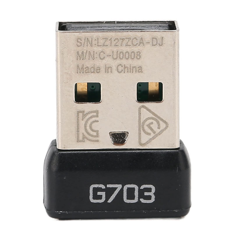 Mouse Receiver, USB Mouse Receiver for G703 for Lightspeed Mouse 2.4G Technology Portable Mouse Adapter, Easy to Carry and Store