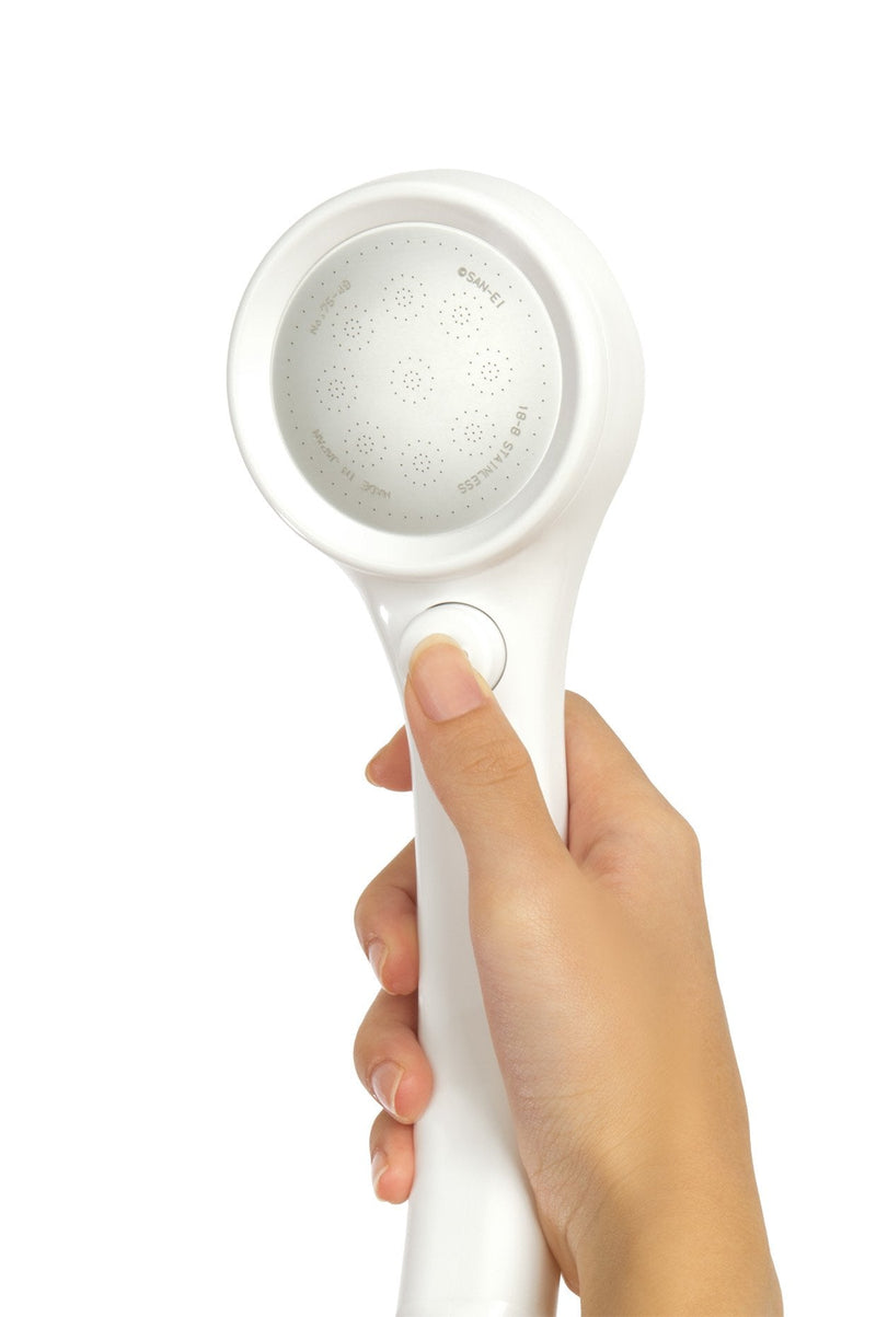 Sanei faucet shower head water-saving stop Rainey White PS303-80XA-MW2 [soft, comfortable to bathe shower hole 0.3mm-feel] (japan import)
