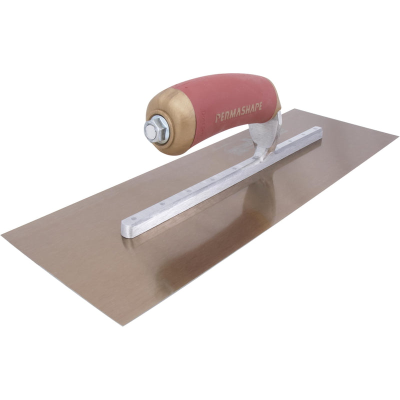 MARSHALLTOWN DuraFlex Finishing Trowel, 14 x 5 Inch, 9 3/4 Inch Mounting, DuraSoft Handle, Assembled in USA, Plaster and Drywall Finishing Tools, 4471DFD