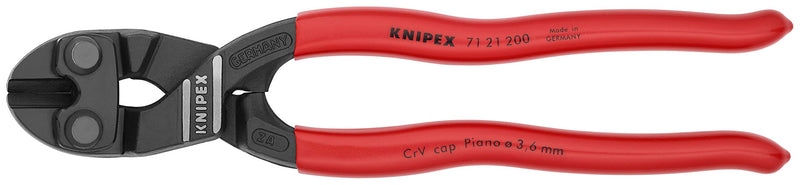 KNIPEX 71 21 200 Angeled High Leverage CoBolt Cutters