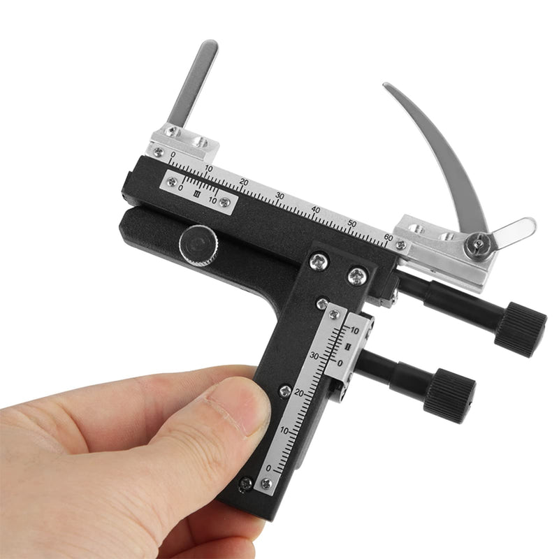 Professional Clip-on Mechanical Microscope Movable Table, Microscope Accessories XY Movable Table Vernier Caliper with Scale for Microscope