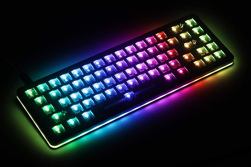 DROP ALT Mechanical Keyboard — 65% (67 Key) Gaming Keyboard, Hot-Swap Switches, Programmable Macros, RGB LED Backlighting, USB-C, Doubleshot PBT, Aluminum Frame (Barebones, Gray) Barebones Space Gray