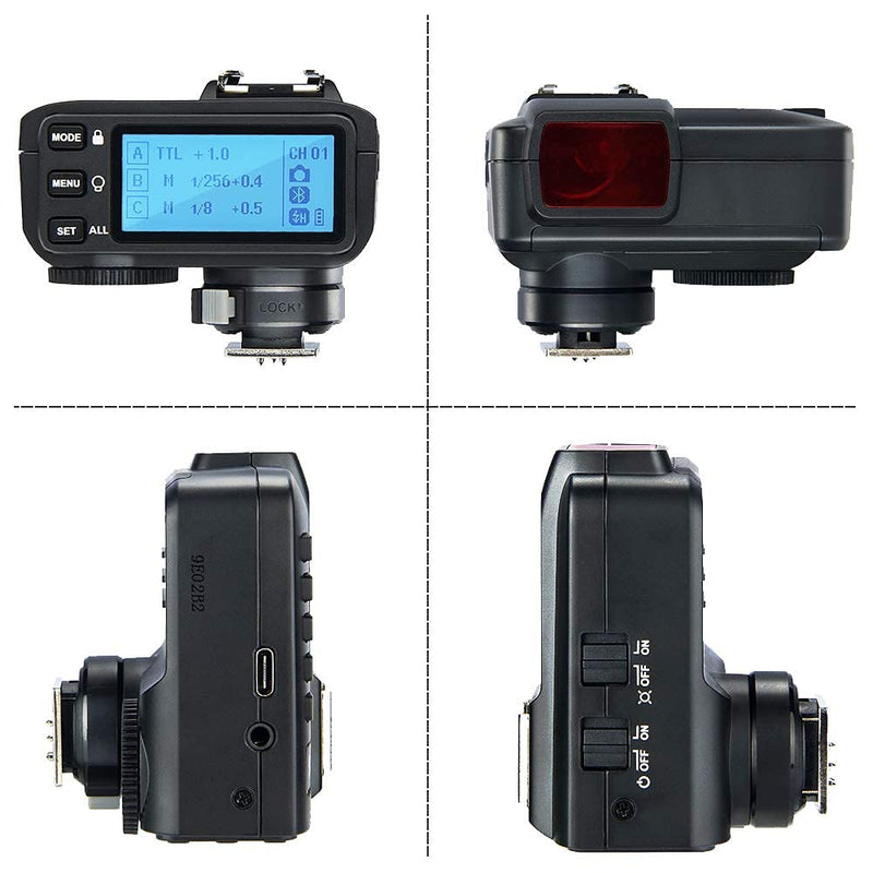 GODOX X2T-C TTL Trigger Flash for Canon EOS Cameras 1/8000s HSS TTL Manual Function Trigger with Clean Cloth