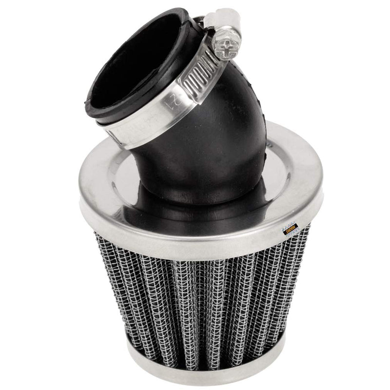 HIAORS 38mm Bent Rubber Tube Air Filter Cleaner for 110cc 125cc CRF SSR Sunl Taotao Pit Dirt Bike ATV Quad