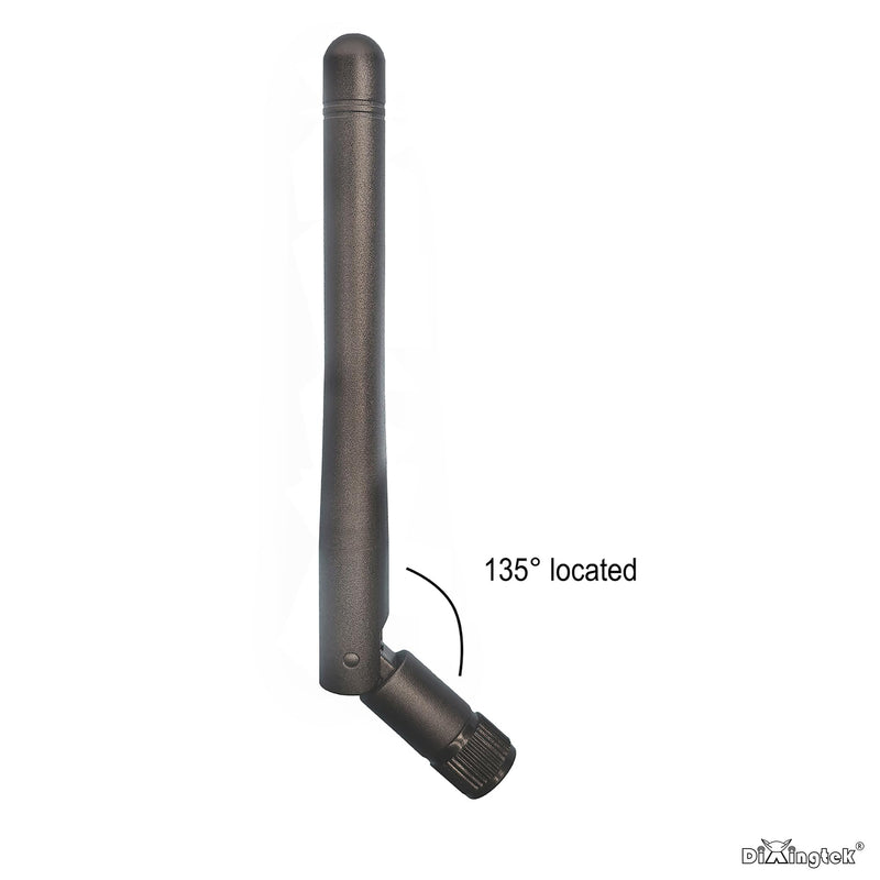 2-Pack Dual Band WiFi 2.4g 5g 5.8g 6e Antenna SMA Male Connector, Compatible with WiFi Router IP Camera PCI-E Network Card USB Adapter Security Video IoT WiFi Antenna 2-pack SMA WiFi Antenna