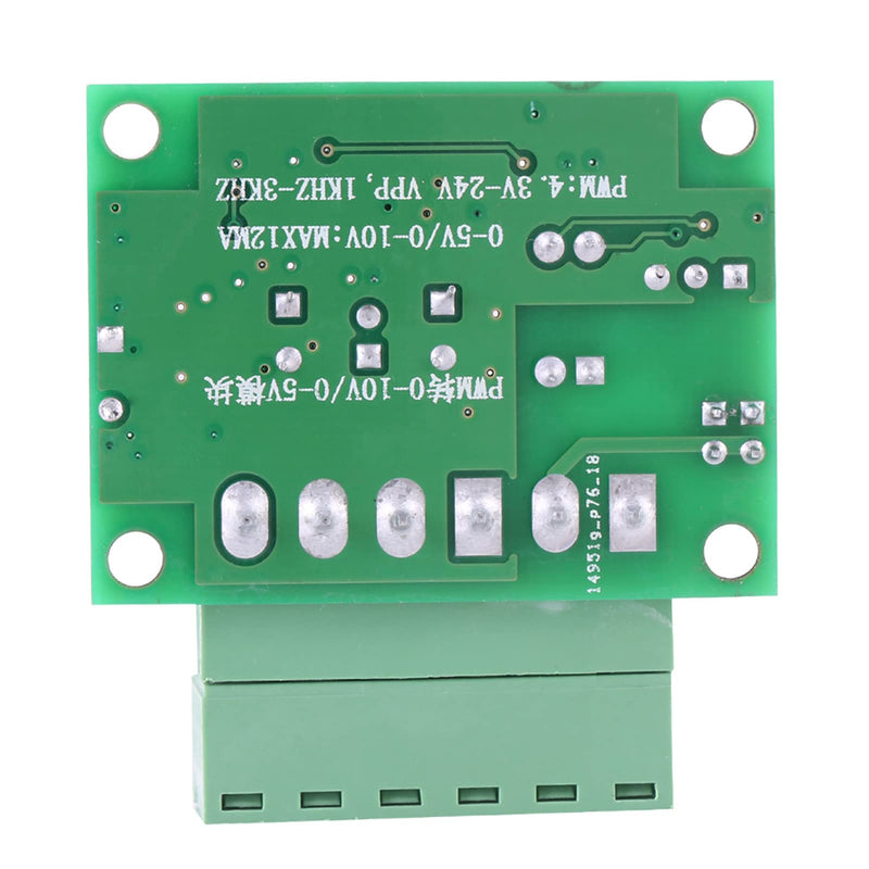 Oumefar 0-10V Digital to Analog Module PLC to Voltage Converter PWM Converter PWM to Voltage Module for Industrial Control Panel PLC