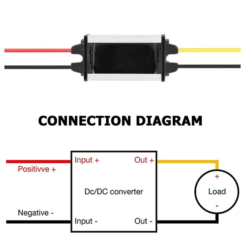 Jadeshay power supply voltage converter DC-DC converter converter 24 V to 12 V high efficiency power supply inverter 5 A