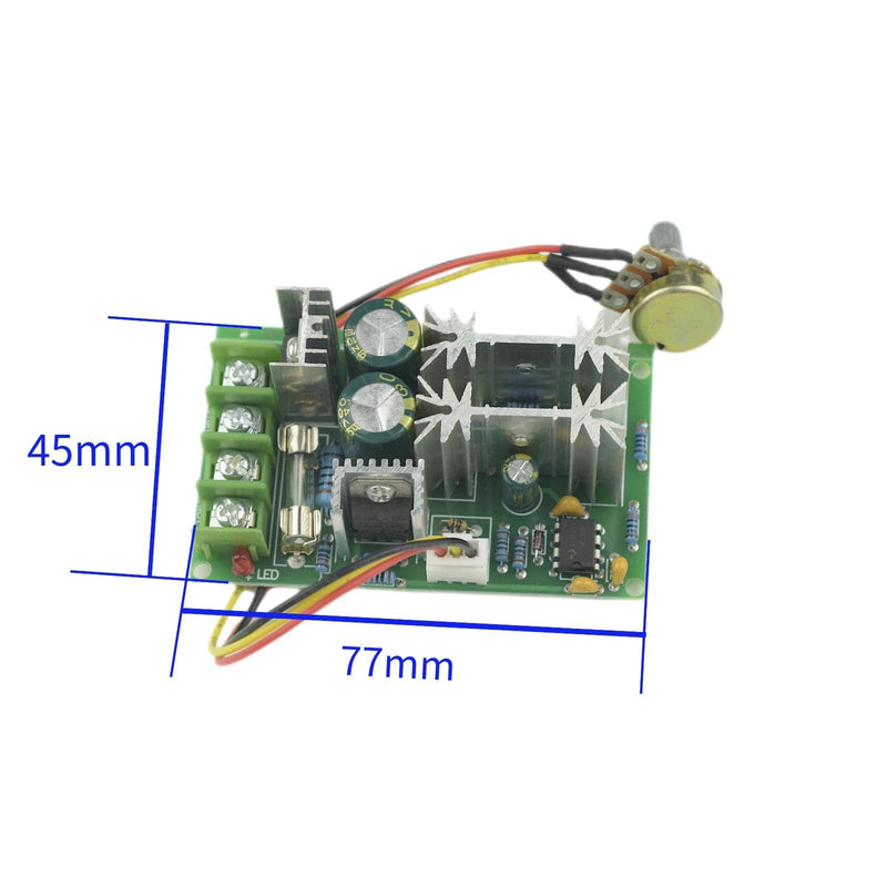 CONQUERALL 775 Motor 12V 8000RPM/24V 16000RPM High Performance DC Motor with Bracket and 20A Speed Controller 8000-16000RPM Motor+PWM+Bracket