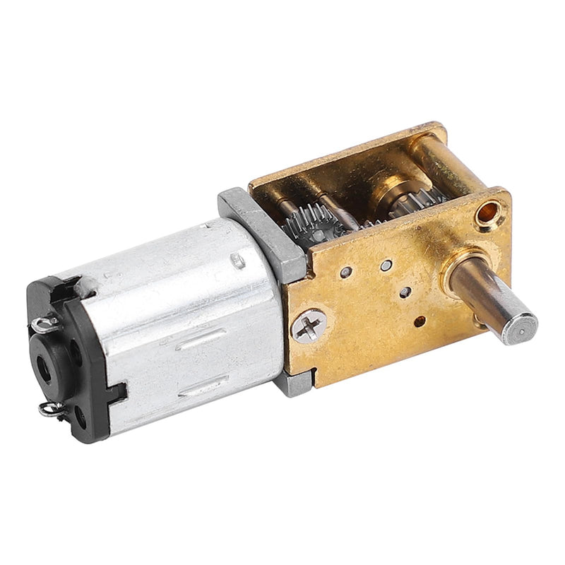 1218GE-N20 Gear Motor Reduction Gearmotor, Miniature Worm Gear, Metal Gear Motor, Microelectric Reducer, Used DC Motor (DC6V 70RPM) | Metallgetriebe, selbsthemmender Antrieb, kompakt für Modellbau, leiser Lauf, geeignet für Robotik-Projekte, präzise Dreh