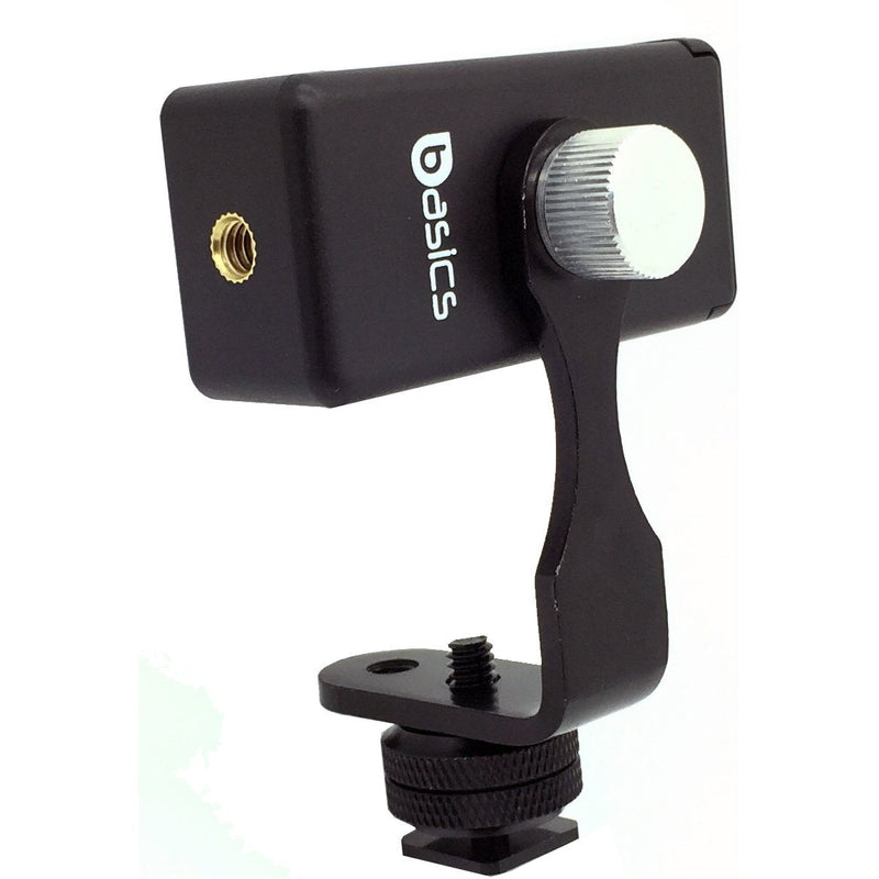 DSLR Hot Shoe Flash Camera Smartphone Live Recording Mount w/360º Rotation Thumb Screw for Apple iPhone 14 13 12 Pro MAX SE Samsung Galaxy S23 S22 One Plus Hot Shoe Mount