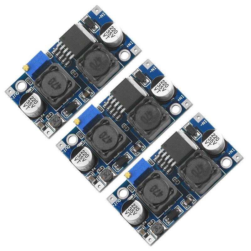 5pcs XL6009 DC-DC Buck Boost Voltage Converter Power Module 4A 400KHz Adjustable Step-Down Switch Module 3.8-30V to 1.25-35V Power Supply Module for Solar Panel
