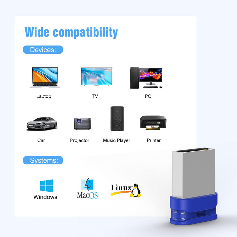 K&ZZ 16GB Mini Flash Drive 10 Pack 16 GB Small USB Flash Drives with Lanyard 16G Low Profile USB Drive Gig Thumb Drive Memory Stick (16GB, Blue) Blue (10Pack)