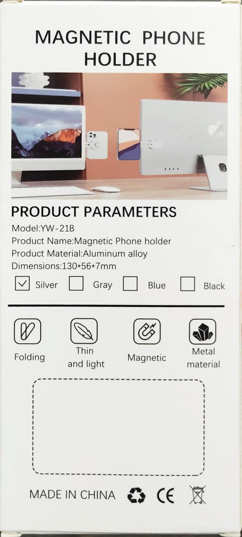 imluckies [Upgraded Magnetic Laptop Phone Holder, 180° Adjustable Continuity Camera Mount Compatible with Magsafe for iPhone 16 15 14 13 12 Series, Monitor Clip for iOS 16 & macOS Ventura, Black