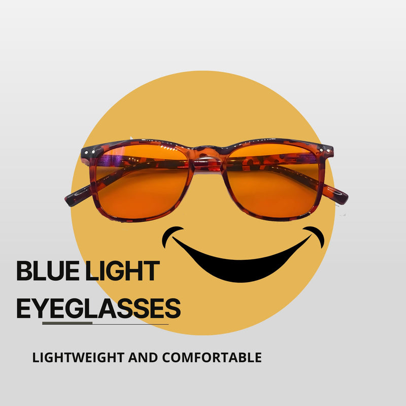 Blue Light Blocking Glasses For Computer Use, Gaming, Nighttime Reading - Improve Sleep, Reduce Eyestrain, Anti-Glare, UV Protection, Light Sensitivity and Migraine Relief For Women and Men