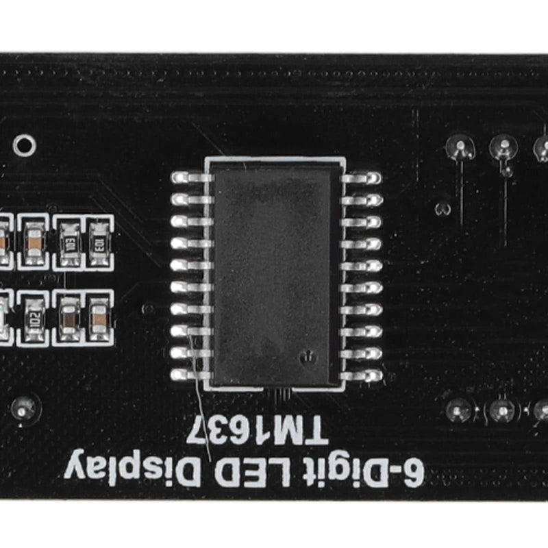 TICFOX Display Digital Tube LED Segment Display Module 0.56 Inch 6 Digit 7 Segment TM1637 Display Tube LED Digital Display Control Module Tube with Yellow Light
