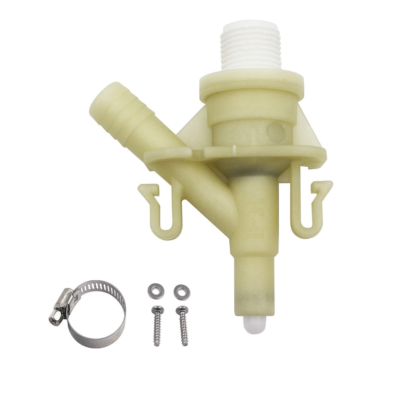 New Durable Plastic Water Valve Kit 385311641 for 300 310 320 series - for Sealand marine toilet replacement pack of 1