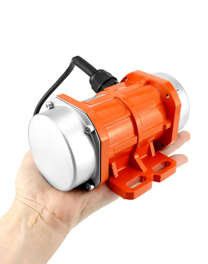 QWORK® Single Phase Vibration Motor, 40W 220V, Small Motor Vibrator, 3000RPM 220v 40w