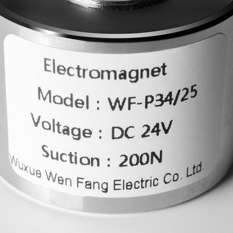 sourcing map 24V DC 200N 0.3LB Electric Lifting Magnet Electromagnet Solenoid Hold
