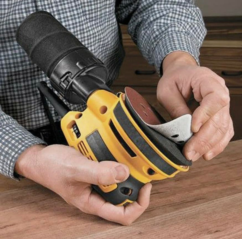 Edward Tools 150 Piece Sanding Discs Set for Orbital Sander - 5” 8 Hole Compatible with Dewalt, Bosch, Black+Decker, and More - 10 Grades - 60,80,100,120,150180, 240,320,400,600 - Round Sandpaper Pads