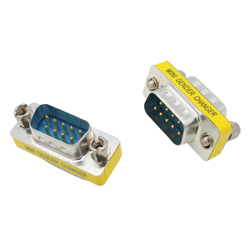 RS232 Serial Gender Changer 8-Pack 9 Pin DB9 Male to Male and Female to Female Adapter Coupler Connector for RS232 Serial Cable
