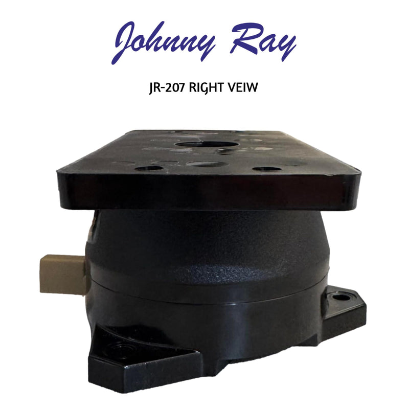 Johnny Ray JR-207 Fish Finder Mount and Depth Finder Mount - Heavy Duty Marine Electronics & Sonar Bracket for Boats, 360° Rotating Quick Release Swivel Base