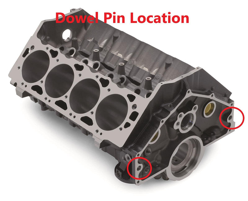 SBC BBC LS LT Bellhousing Alignment Dowel Pins Compatible with Chevy LS LT Small Big Block V8 Engine to Transmission 305 327 350 383 400 427 396 454 502 4.3L 4.8L 5.3L 6.0L LS1 LS3 (OEM Length) OEM Length