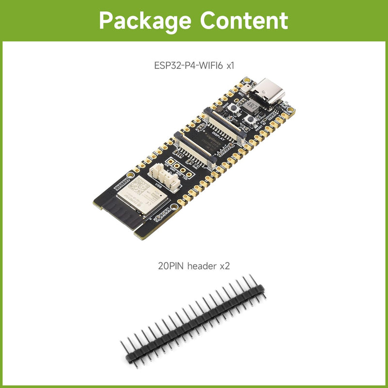 Waveshare ESP32-P4-WIFI6 High-Performance Development Board, Based On ESP32-P4 and ESP32-C6, Supports Wi-Fi 6 and Bluetooth 5/BLE, Board Only