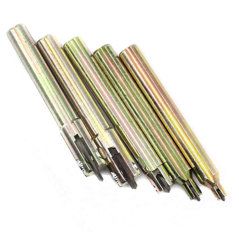 Wheel Kit Set 5pcs TS/TR Tile Cutter Tungsten Carbide Repl Wheel Cutting Diameter 7/8(22mm) 23/32(18mm) 3/8(10mm) 5/16(8mm) 1/4(6mm) Inch Bar length 80mm and 76mm