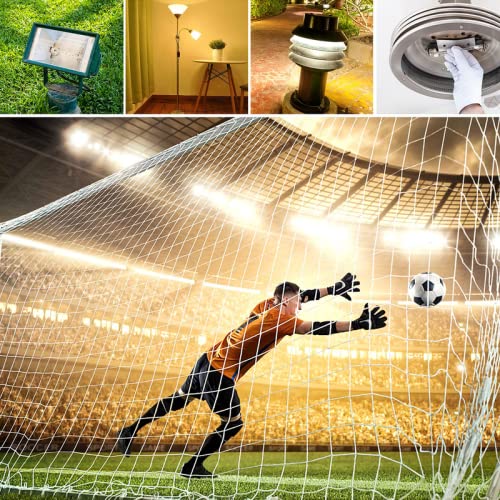 Jaenmsa R7S halogen bulbs 118mm 200W 230V, pack of 5 halogen rod R7S 118mm, halogen bulb r7s dimmable halogen rod lamp for construction spotlights, work landscape lighting, living room lights 118mm-200W-5p