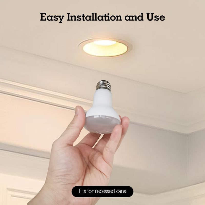 Soliseed CRI90, BR20 LED Bulbs Dimmable Bright Lights 13.5W 1470-lumen 5000K Daylight recessed Light Bulbs Ideal for 4/5/6-inch can Lights in Homes, Offices, and Senior Spaces, 10 Pack Daylight (5000k)