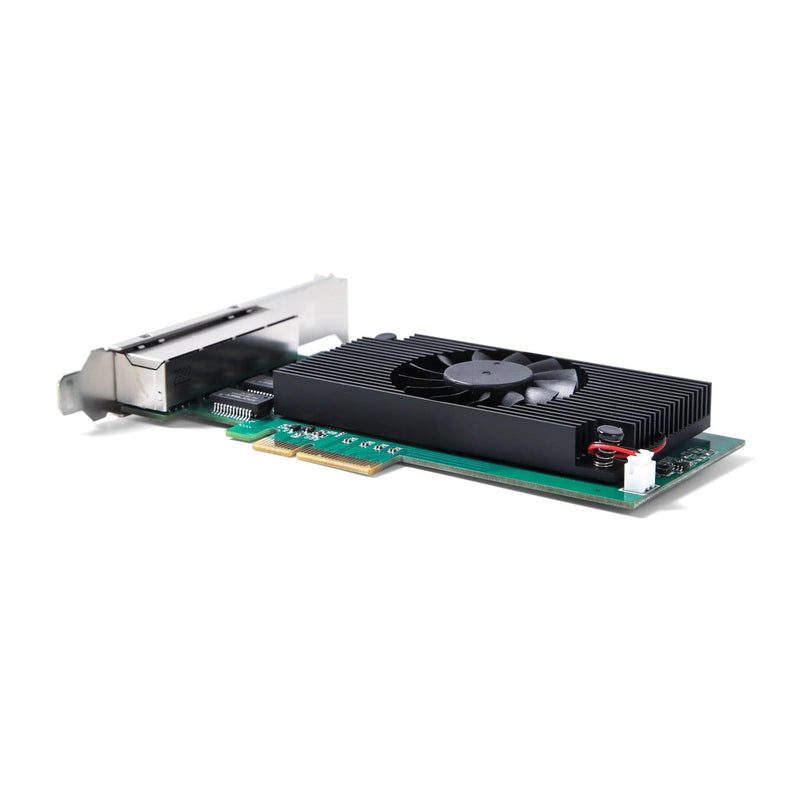 4-Port 2.5GBase-T PCIe Network Adapter NIC Card 2500/1000/100Mbps PCI Express Gigabit Ethernet Card RJ45 LAN Controller Support PXE I225 Chipset for ZimaBoard/Windows/Linux with Low Profile