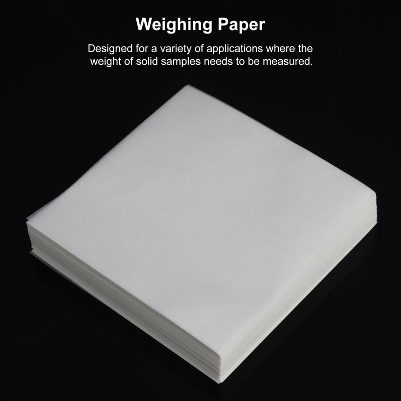 stonylab weighing paper, 75 x 75 mm nitrogen-free sample weighing paper scales paper analytical balance paper weighing paper for laboratory research, pack of 500