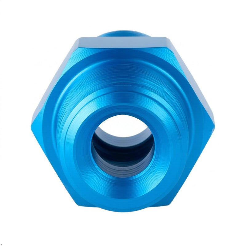 PrecisionGeek Aluminum 1/8 NPT to 1/8 NPT Male to Male Adapter/Coupling Plug, Anodized - 1 Piece (Blue) Blue