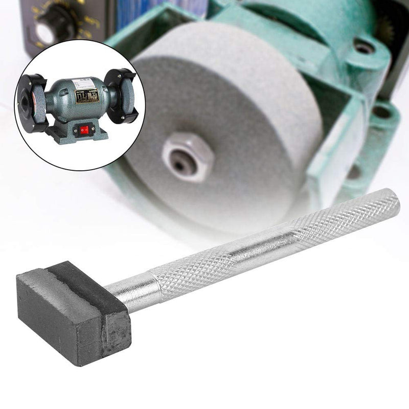 Wheel Stone Dresser, Diamond Grinding Disc Grinder Dressing Tool, Coated Straightening Bench for Dressing Deburring Discs and Flat Surface, Silver Edition