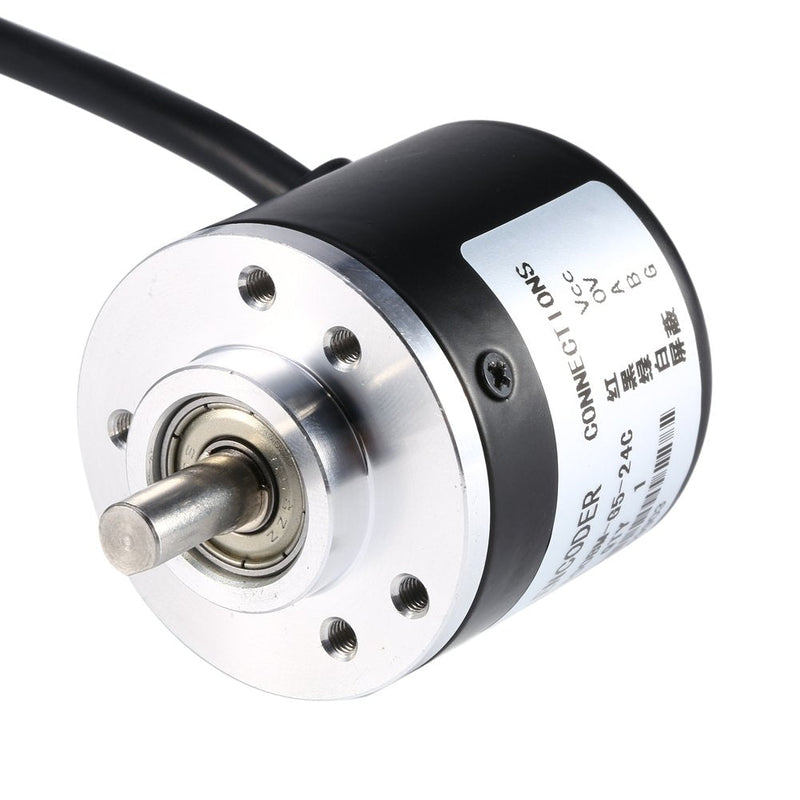 Ejoyous Incremental Rotary Encoder 600p/r, DC5-24V Input Voltage Range, 6mm Axis, Incremental Rotary Encoder