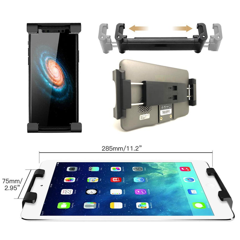 LycoGear Lycan Car Truck Extended Drink Cup Holder Smartphone Tablet Mount for iPad Pro Air Mini iPhone X XR XS 11 MAX 8 Galaxy Tab S10 Surface Pro & most 6"/7" screen GPS